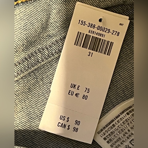 BRAND NEW! Abercrombie & Fitch High Rise Vintage Flare Jean Size 31 Regular - Picture 6 of 7